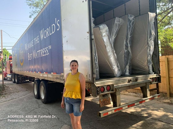 Serta Truck - Mattress deliver in Pensacola, Florida