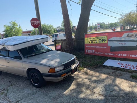 Size Queen of mattress Warrington Pensacola Fl